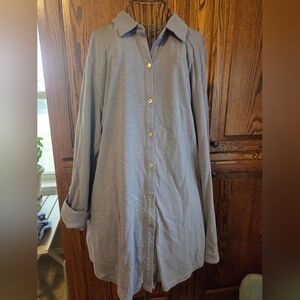 JJill Purple/blue Tunic - Size Large